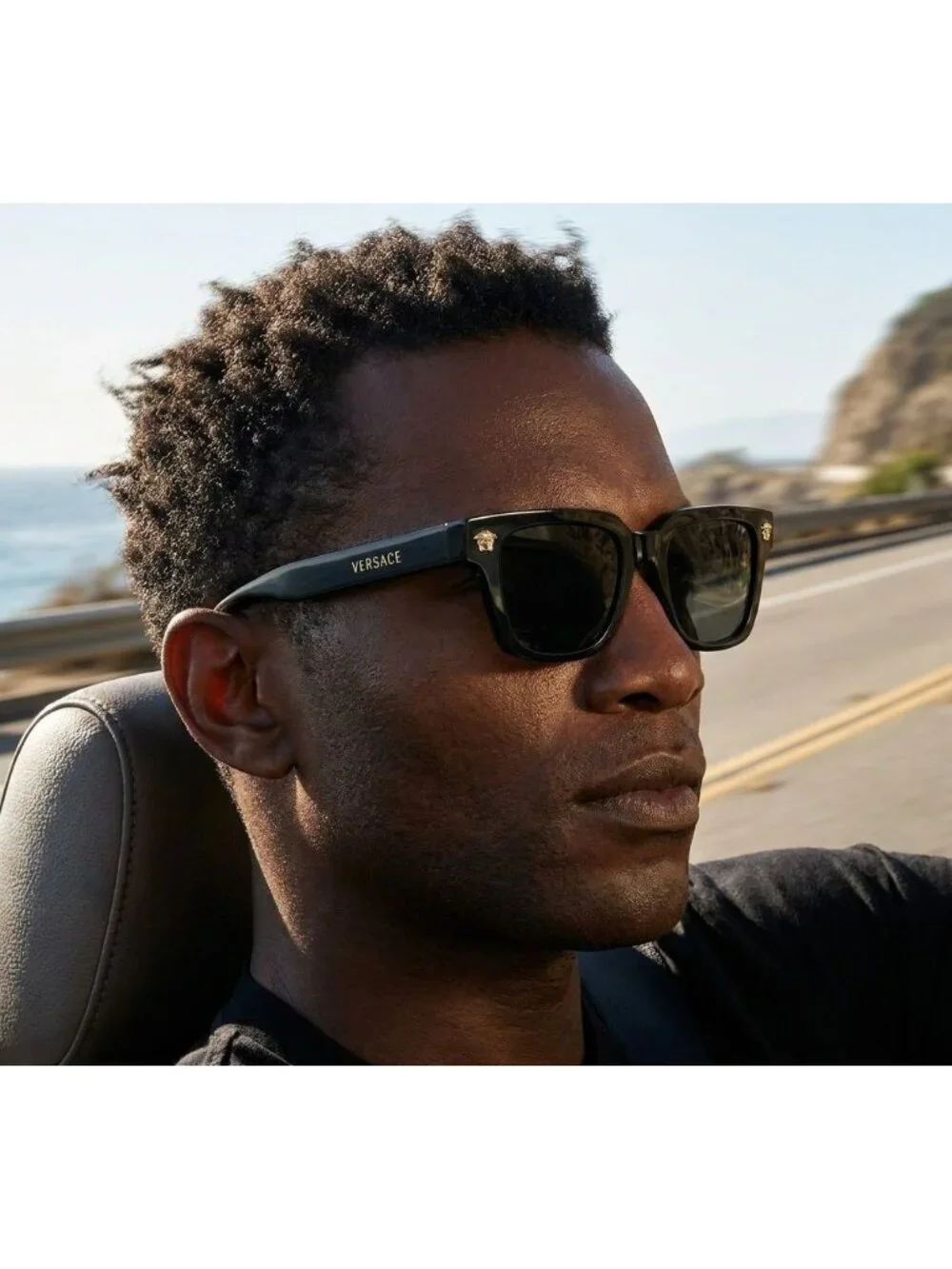 Versace VE4510U 530580 Unisex Square Sunglasses – Grey / Blue